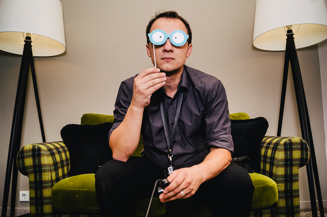 Fotobox-Serie: mit Spaßbrille