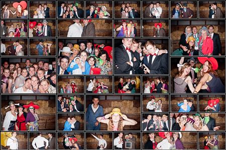 Fotobox auf einer Märchenhochzeit