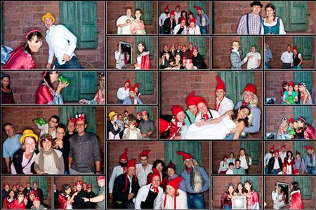 Fotobox auf einer Märchenhochzeit